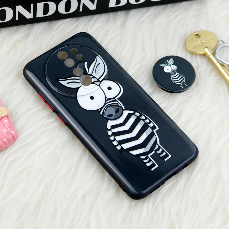 قاب فانتزی طرحدار محافظ لنزدار + پاپ سوکت Xiaomi Redmi Note 8 Pro سری T