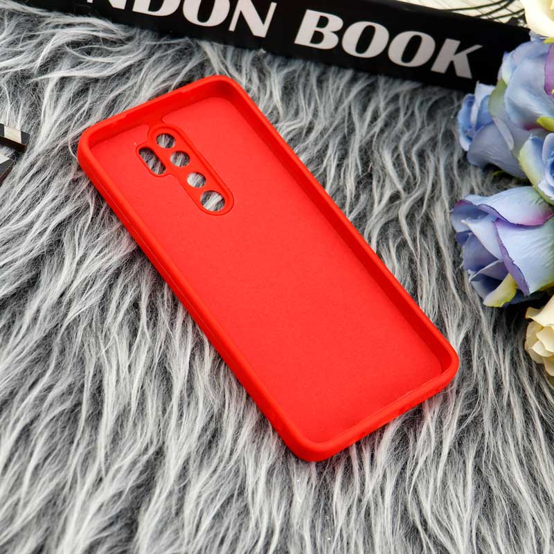 قاب طرح سیلیکونی داخل موکت محافظ لنزدار Xiaomi Redmi Note 8 Pro