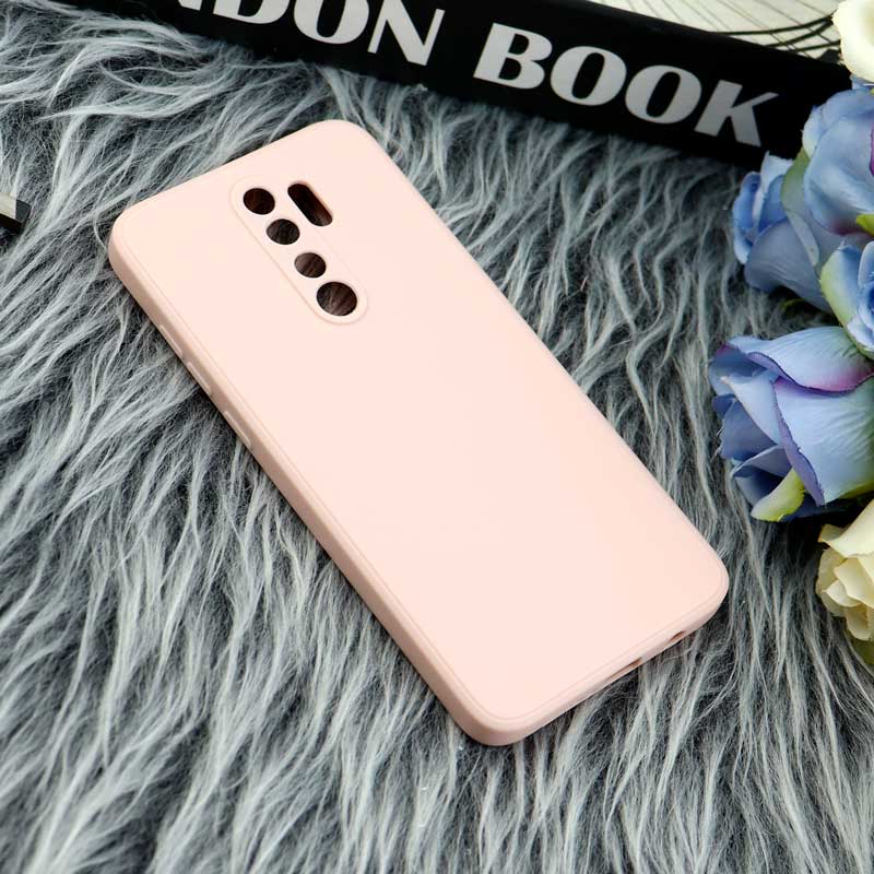 قاب طرح سیلیکونی داخل موکت محافظ لنزدار Xiaomi Redmi Note 8 Pro