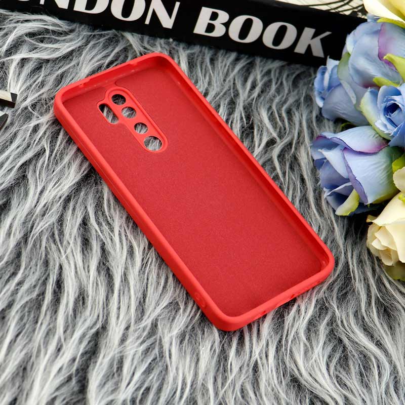 قاب طرح سیلیکونی داخل موکت محافظ لنزدار Xiaomi Redmi Note 8 Pro