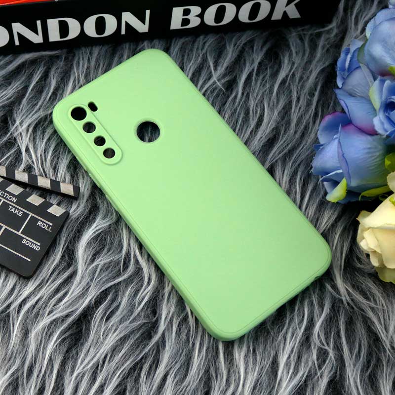 قاب طرح سیلیکونی داخل موکت محافظ لنزدار Xiaomi Redmi Note 8