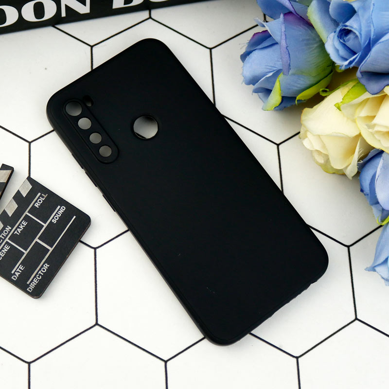 قاب طرح سیلیکونی داخل موکت محافظ لنزدار Xiaomi Redmi Note 8