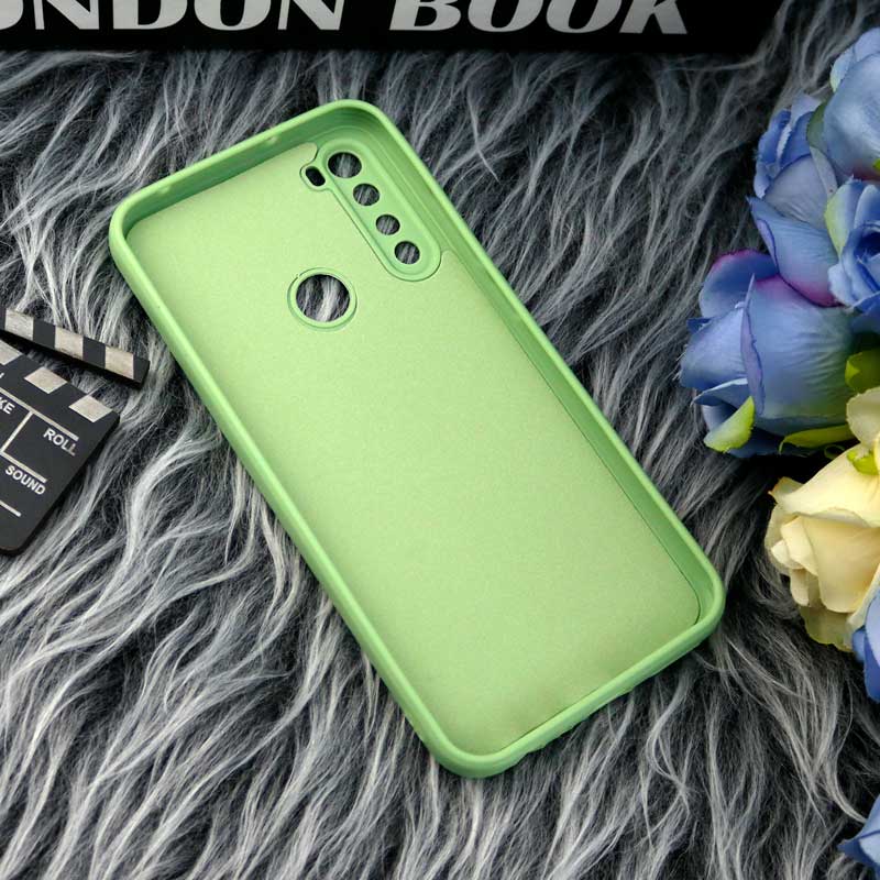 قاب طرح سیلیکونی داخل موکت محافظ لنزدار Xiaomi Redmi Note 8