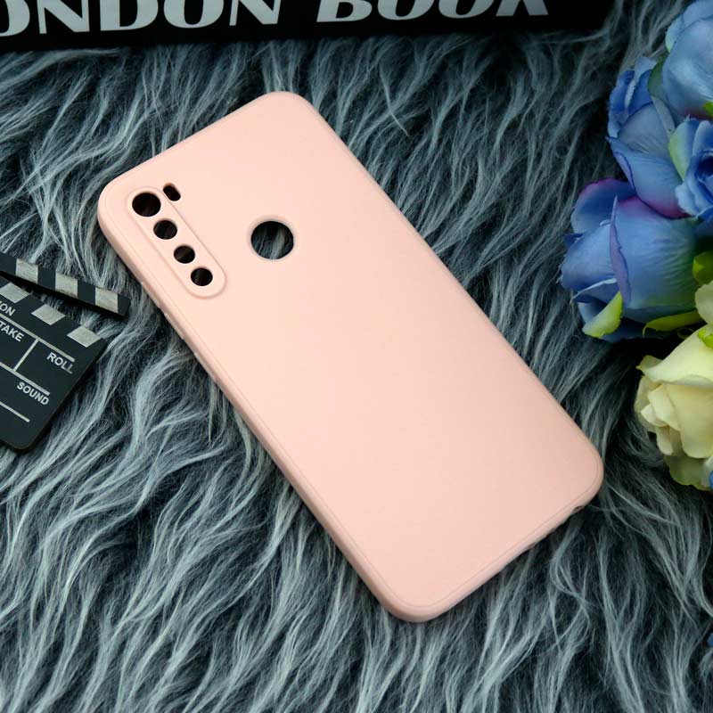 قاب طرح سیلیکونی داخل موکت محافظ لنزدار Xiaomi Redmi Note 8