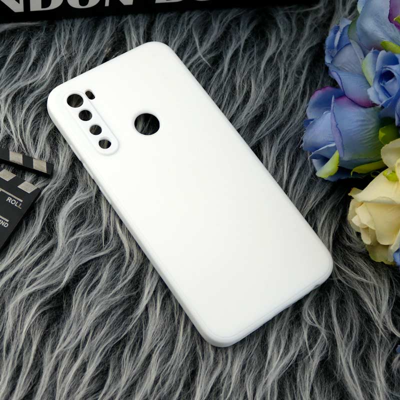 قاب طرح سیلیکونی داخل موکت محافظ لنزدار Xiaomi Redmi Note 8