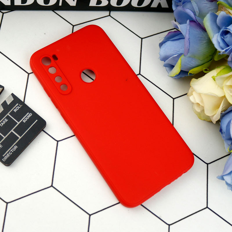 قاب طرح سیلیکونی داخل موکت محافظ لنزدار Xiaomi Redmi Note 8