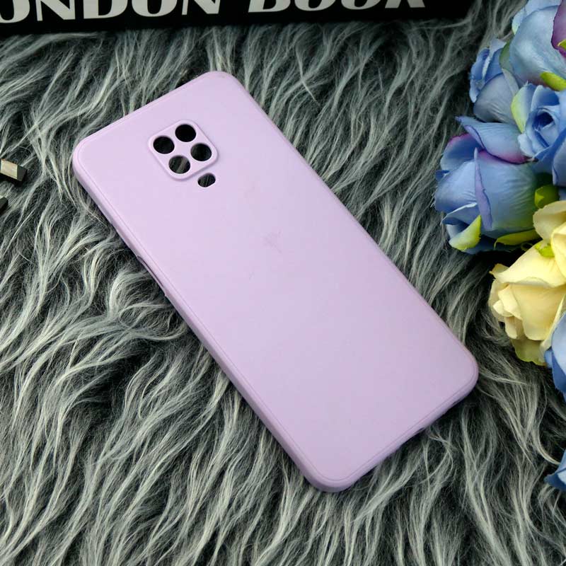 قاب طرح سیلیکونی داخل موکت محافظ لنزدار Xiaomi Redmi Note 9s / Note 9 Pro