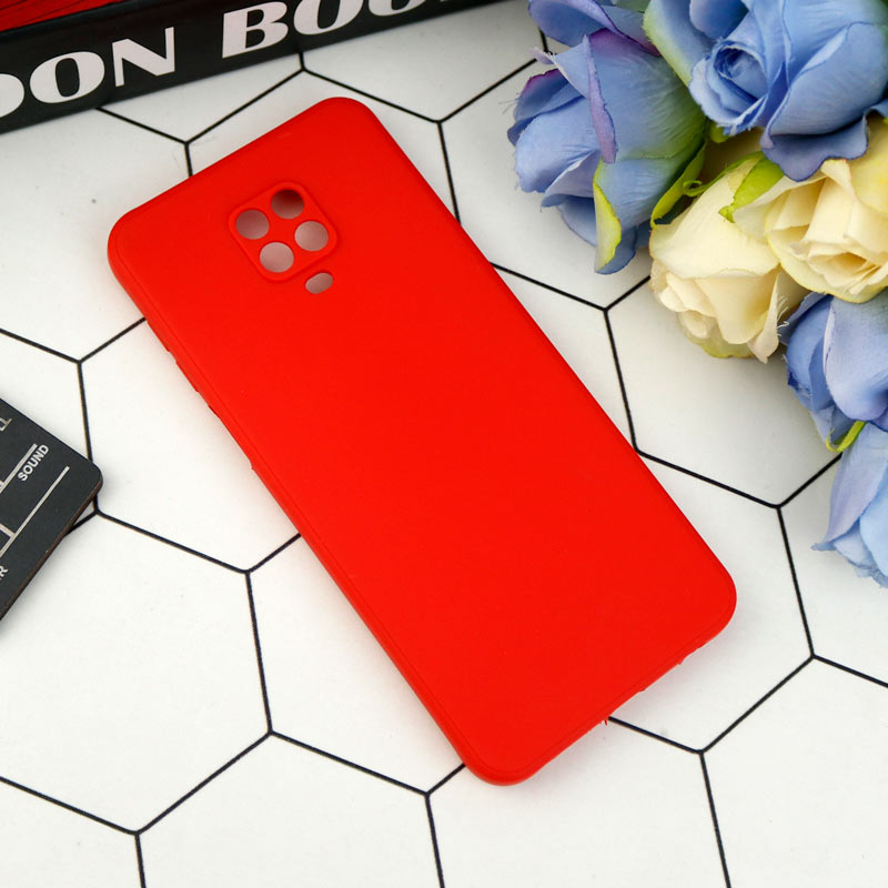 قاب طرح سیلیکونی داخل موکت محافظ لنزدار Xiaomi Redmi Note 9s / Note 9 Pro