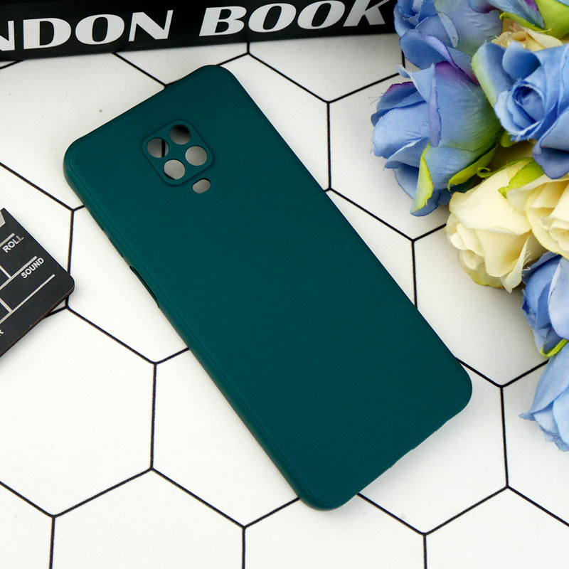 قاب طرح سیلیکونی داخل موکت محافظ لنزدار Xiaomi Redmi Note 9s / Note 9 Pro