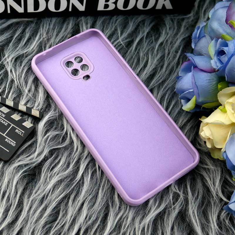 قاب طرح سیلیکونی داخل موکت محافظ لنزدار Xiaomi Redmi Note 9s / Note 9 Pro