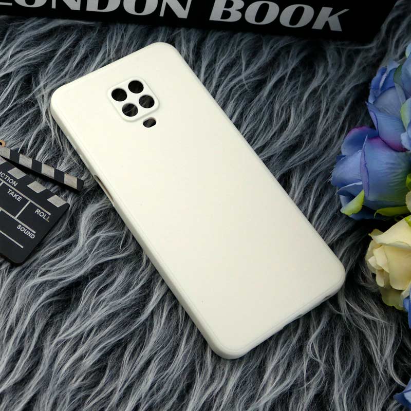 قاب طرح سیلیکونی داخل موکت محافظ لنزدار Xiaomi Redmi Note 9s / Note 9 Pro