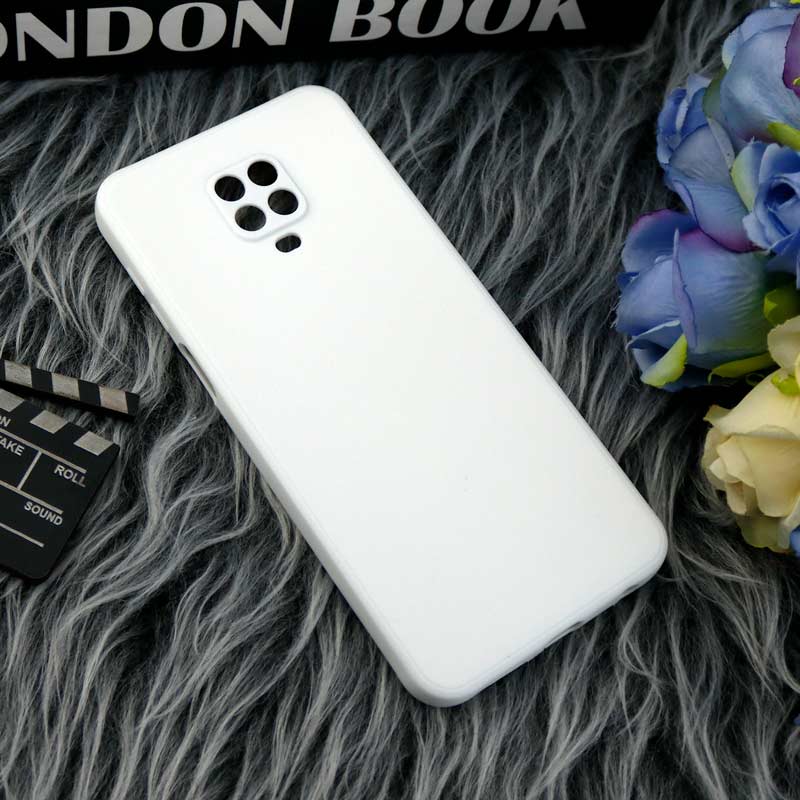 قاب طرح سیلیکونی داخل موکت محافظ لنزدار Xiaomi Redmi Note 9s / Note 9 Pro