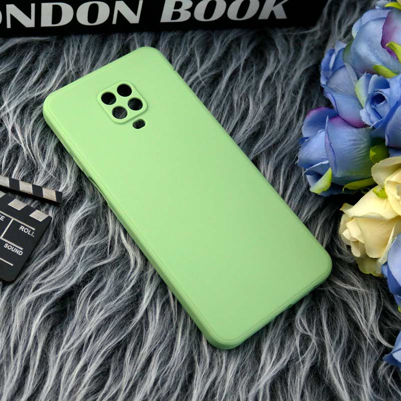 قاب طرح سیلیکونی داخل موکت محافظ لنزدار Xiaomi Redmi Note 9s / Note 9 Pro