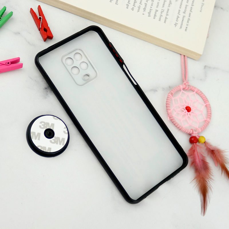 قاب فانتزی طرحدار محافظ لنزدار + پاپ سوکت Xiaomi Redmi Note 9s سری T