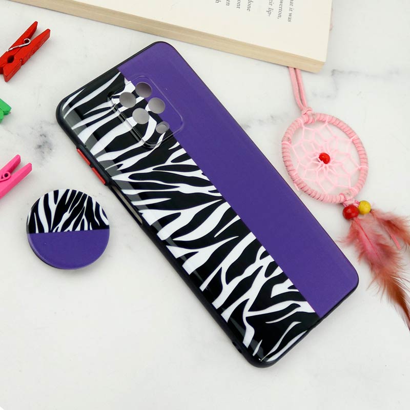 قاب فانتزی طرحدار محافظ لنزدار + پاپ سوکت Xiaomi Redmi Note 9s سری T