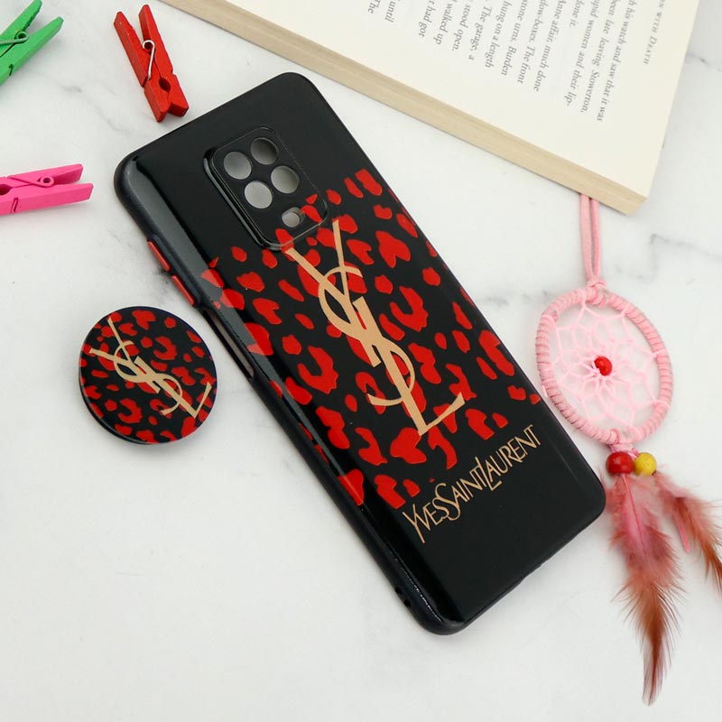 قاب فانتزی طرحدار محافظ لنزدار + پاپ سوکت Xiaomi Redmi Note 9s سری T