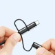 کابل تبدیل Lightning/MicroUSB/Type-C به HDMI یسیدو HM05 طول 1.8 متر