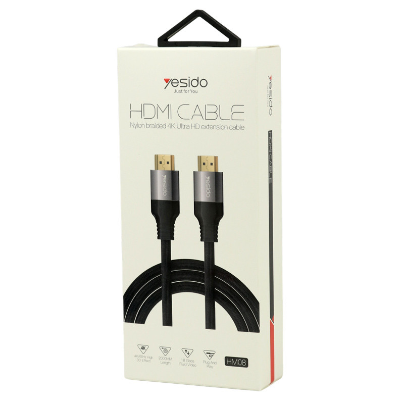 کابل Yesido HM08 HDMI 4K 2m