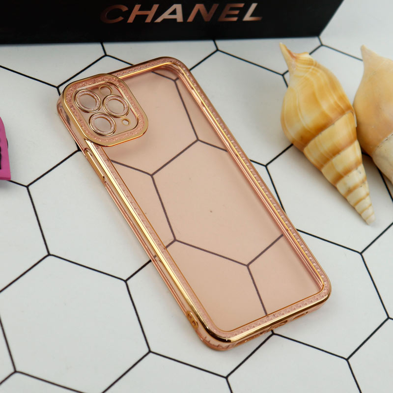 قاب محافظ لنزدار الکترو نگین دار iPhone 11 Pro Max