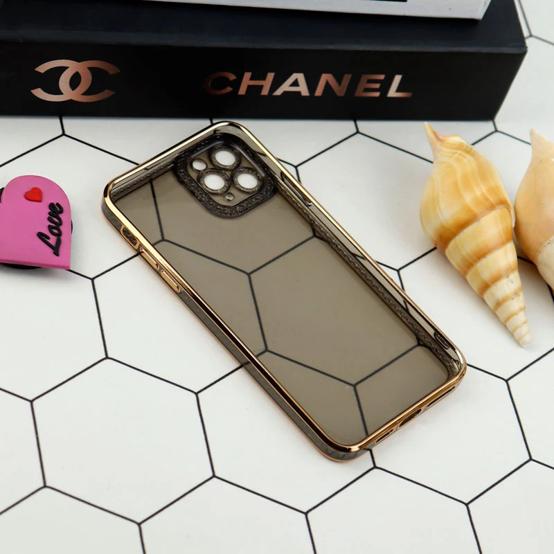 قاب محافظ لنزدار الکترو نگین دار iPhone 11 Pro Max