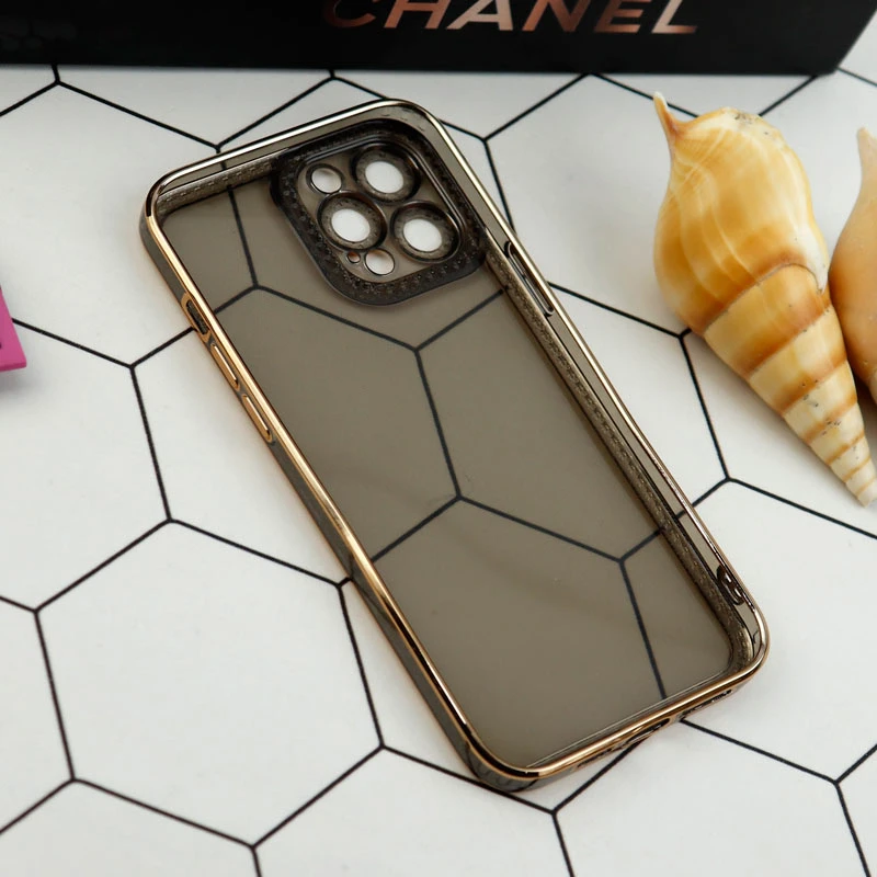 قاب محافظ لنزدار الکترو نگین دار iPhone 12 Pro Max