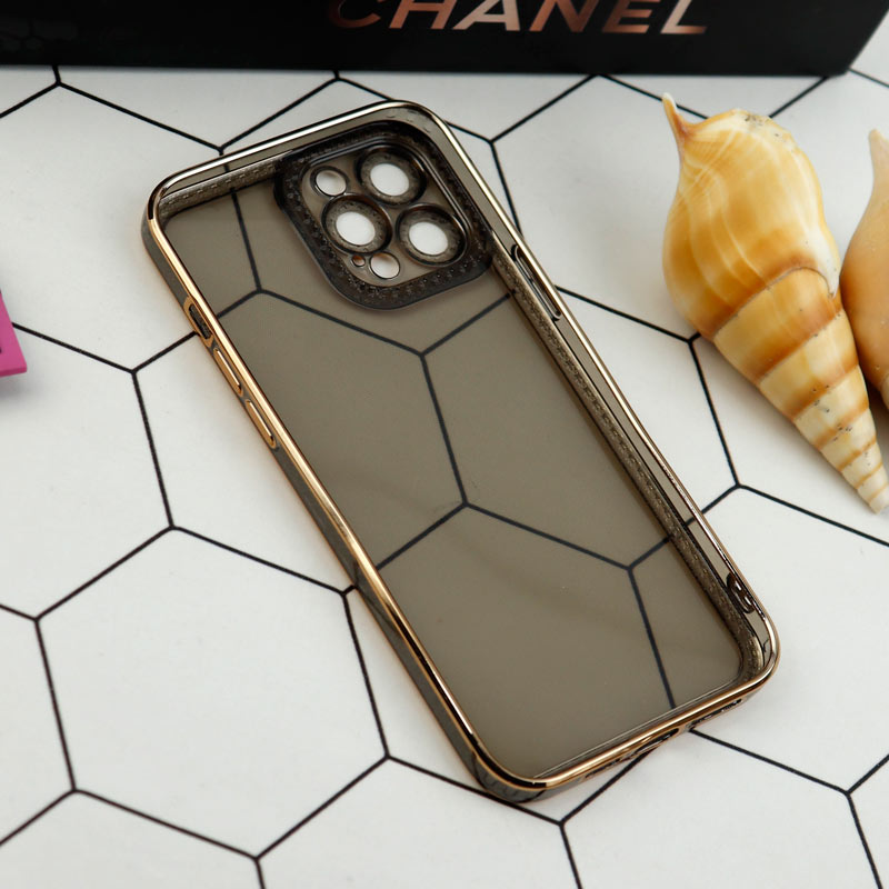 قاب محافظ لنزدار الکترو نگین دار iPhone 12 Pro Max