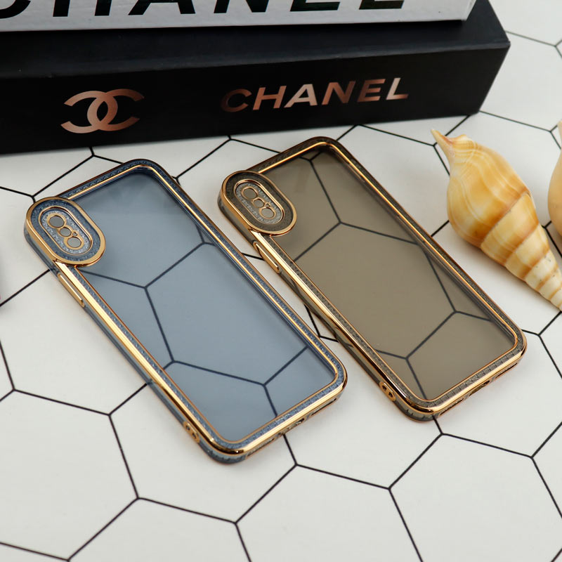 قاب محافظ لنزدار الکترو نگین دار iPhone X/XS