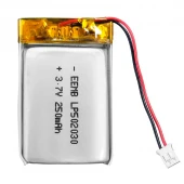 باتری لیتیوم ۲۵۰mAh 32*20.5*5.3mm 502030