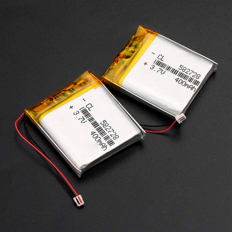 باتری لیتیوم ۴۰۰mAh 28*27*5.8mm 582728