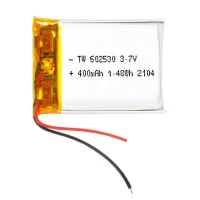 باتری لیتیوم ۴۰۰mAh 31*25*6mm 602530
