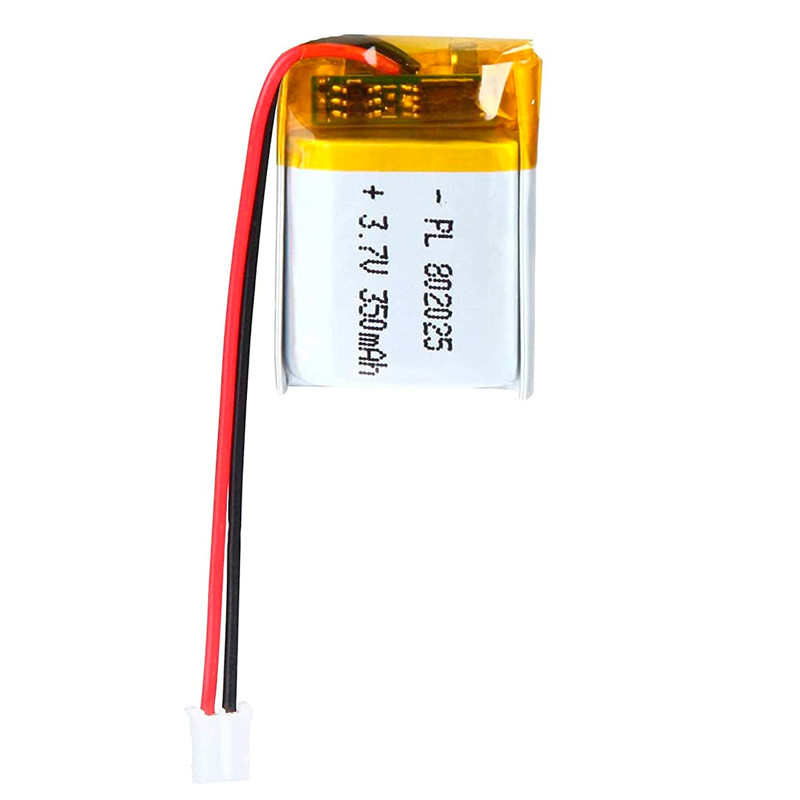 باتری لیتیوم ۳۵۰mAh 27*20*8mm 802025