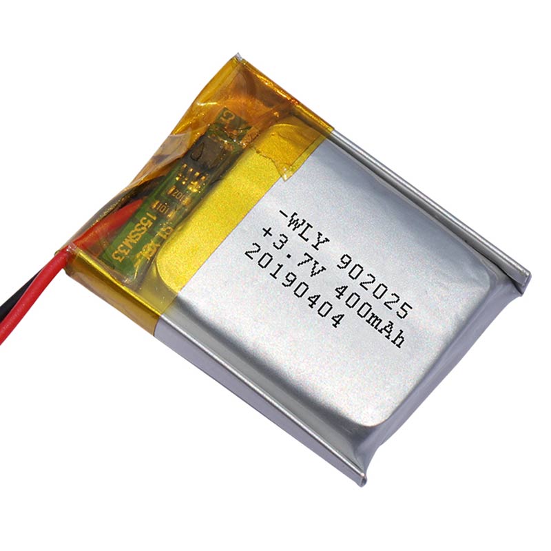 باتری لیتیوم ۴۰۰mAh 27*20*9mm 902025