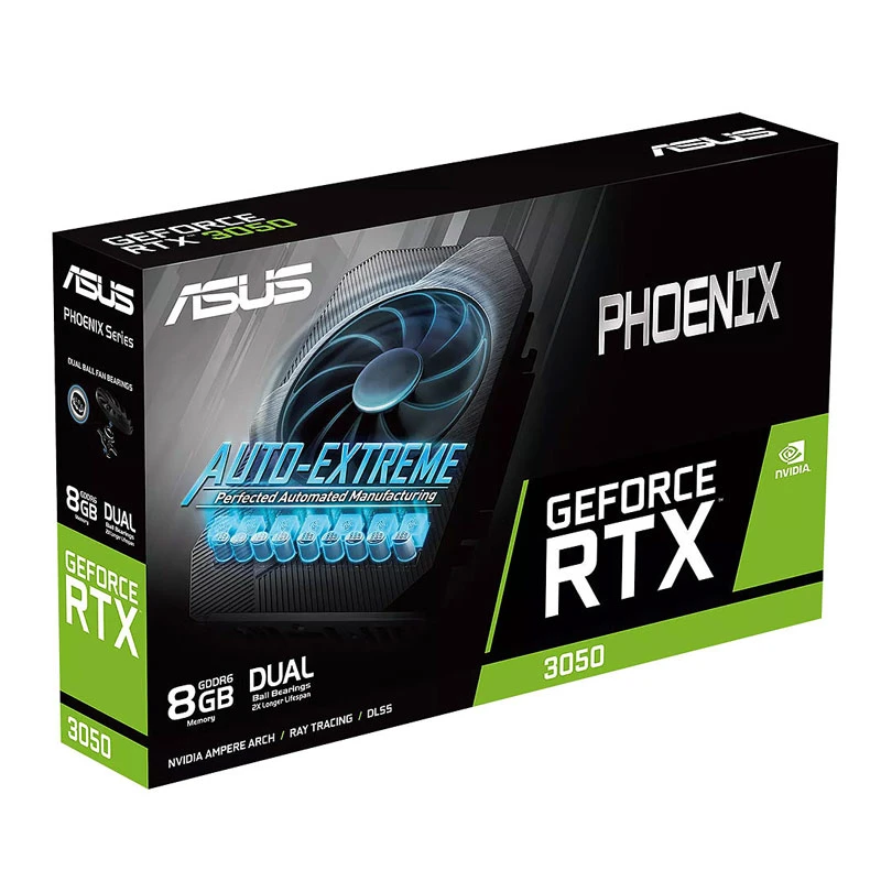 کارت گرافیک ASUS Phoenix GeForce RTX3050 8G GDDR6 128Bit