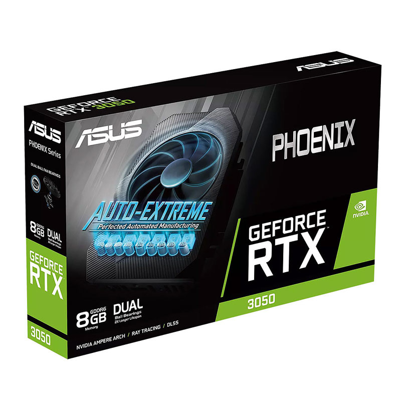 کارت گرافیک ASUS Phoenix GeForce RTX3050 8G GDDR6 128Bit
