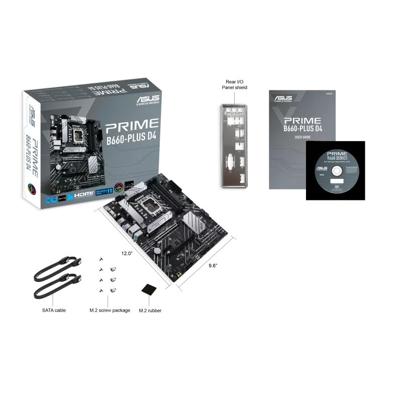 مادربرد ایسوس Prime B660 Plus D4 DDR4