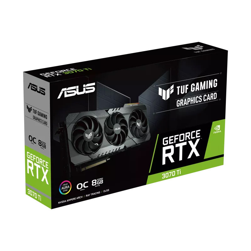 کارت گرافیک ASUS TUF GeForce RTX3070Ti OC 8GB GDDR6X 256Bit