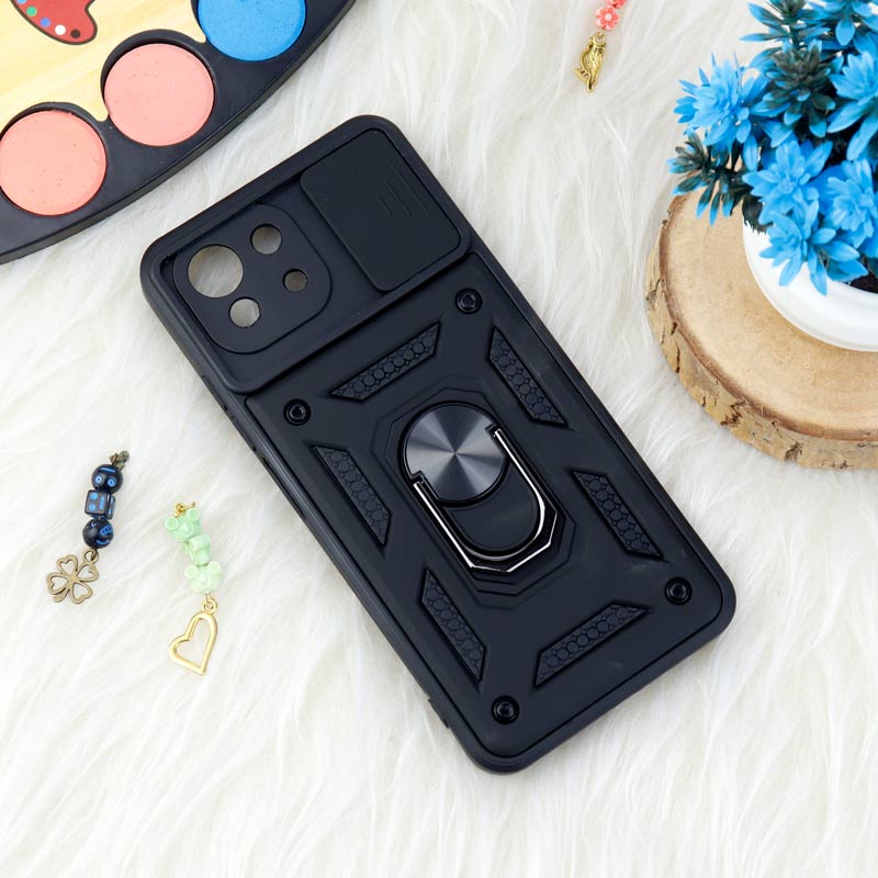 قاب ضد ضربه محافظ لنزدار کشویی هولدر دار بتمن Xiaomi Mi 11 Lite