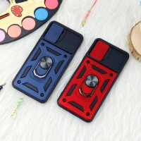 قاب ضد ضربه محافظ لنزدار کشویی هولدر دار بتمن Xiaomi Mi 11 Lite