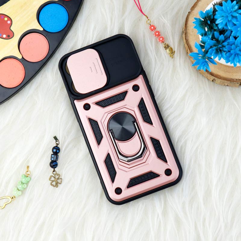 قاب ضد ضربه محافظ لنزدار کشویی هولدر دار بتمن iPhone 13 Pro