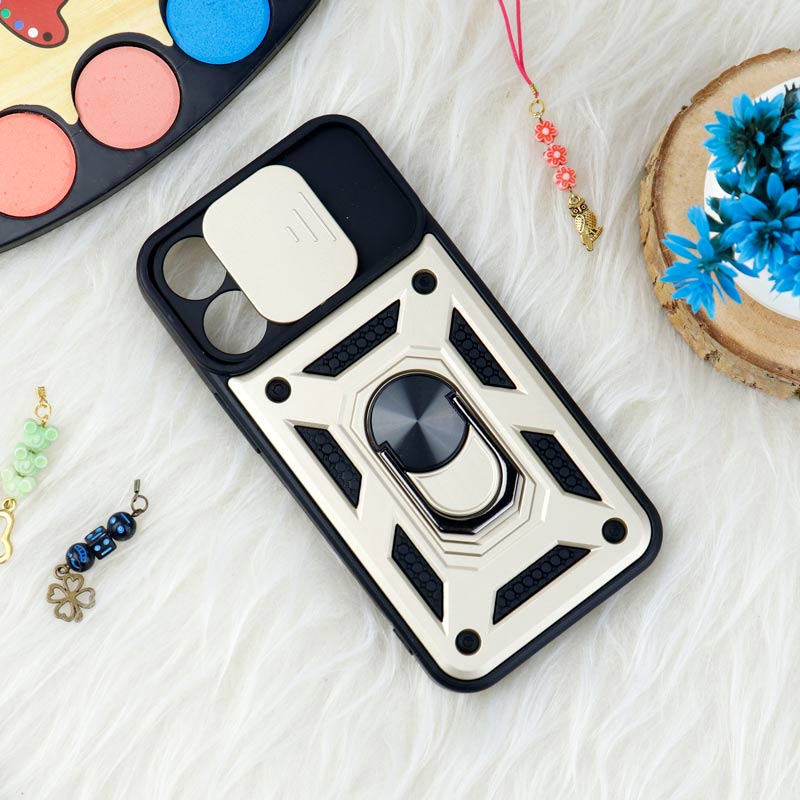 قاب ضد ضربه محافظ لنزدار کشویی هولدر دار بتمن iPhone 13 Pro