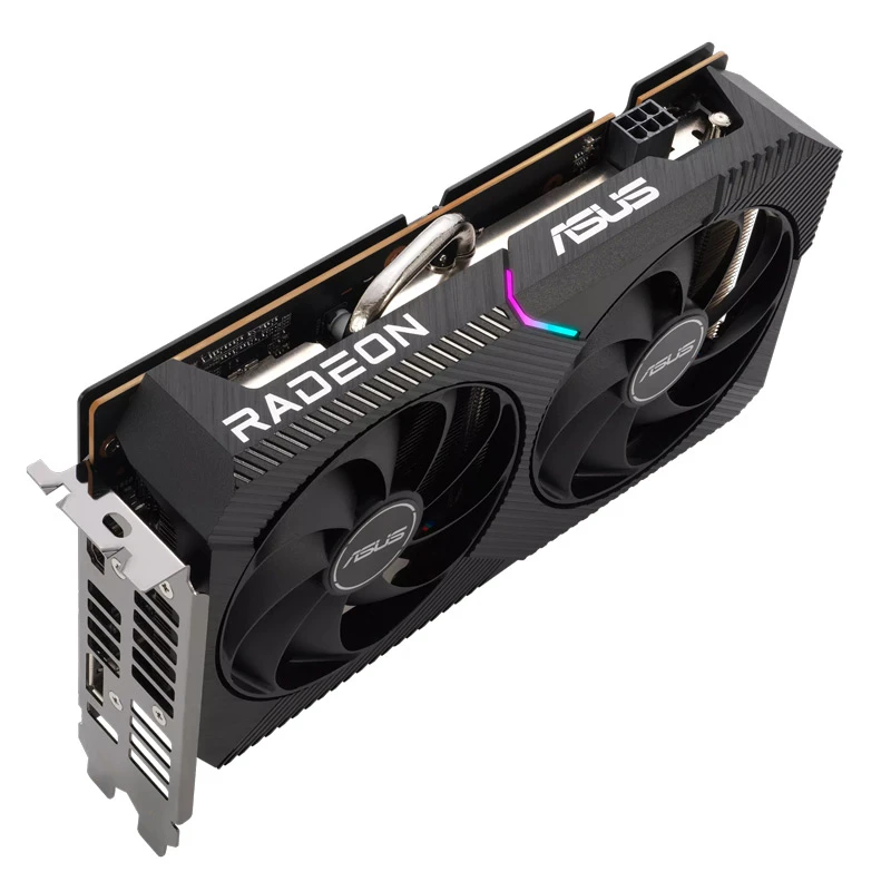 کارت گرافیک Asus Dual Radeon RX6500 XT OC 4G GDDR6 64Bit