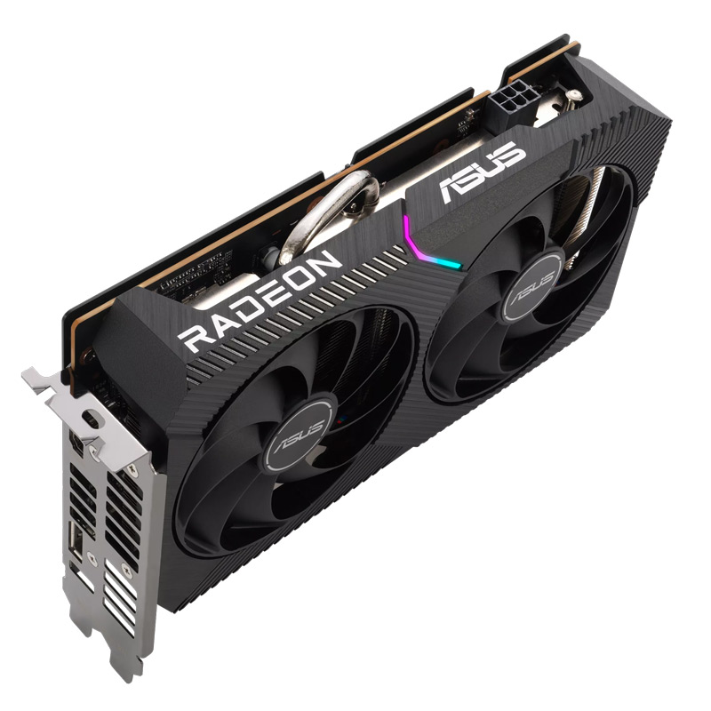 کارت گرافیک Asus Dual Radeon RX6500 XT OC 4G GDDR6 64Bit