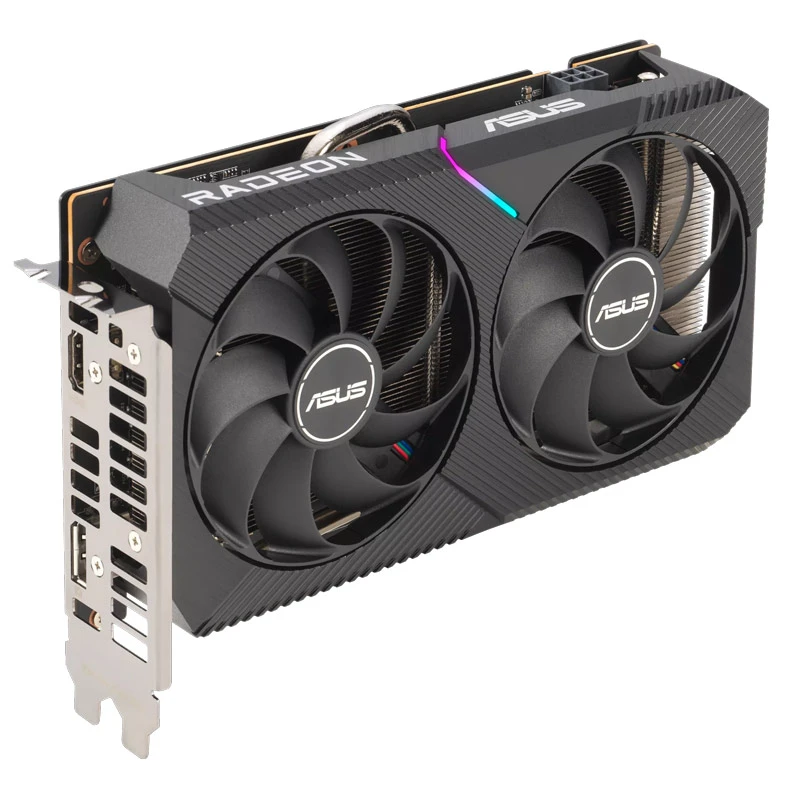 کارت گرافیک Asus Dual Radeon RX6500 XT OC 4G GDDR6 64Bit