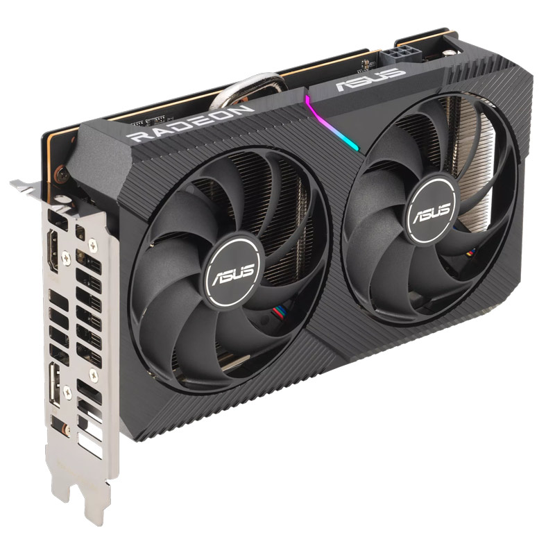 کارت گرافیک Asus Dual Radeon RX6500 XT OC 4G GDDR6 64Bit