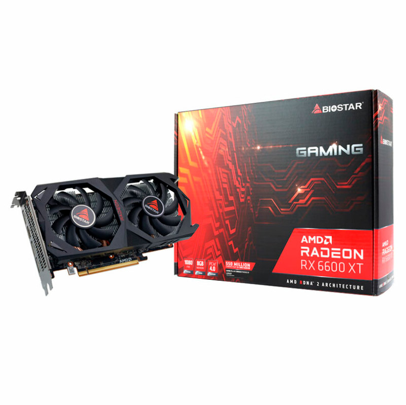 کارت گرافیک BIOSTAR Radeon RX6600XT 8GB GDDR6 128Bit