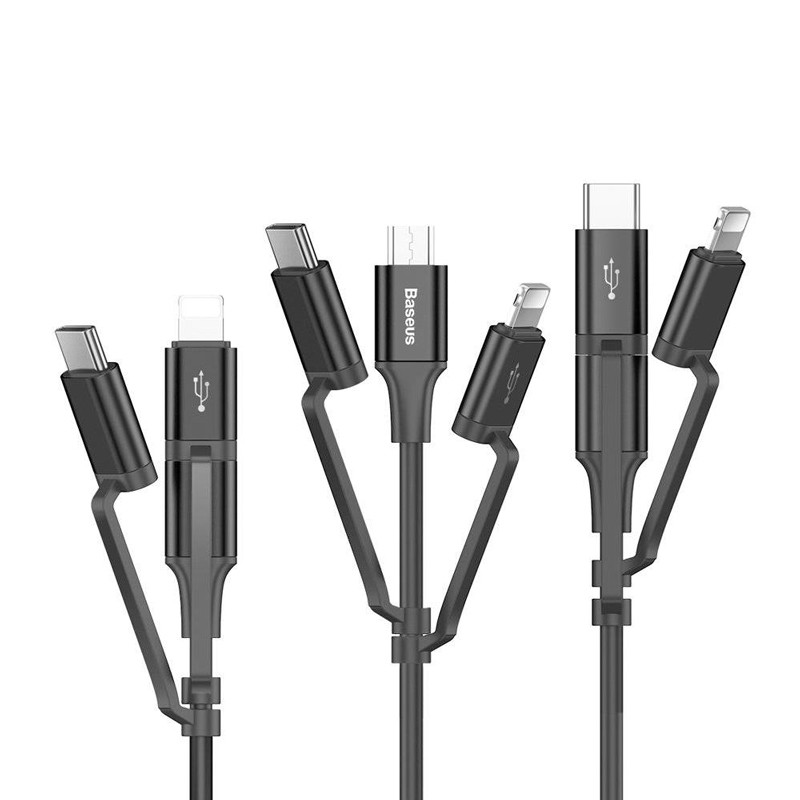 کابل 3 سر Baseus CA3IN1-ZY 2A 1.2m