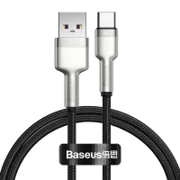 کابل تایپ سی فست شارژ Baseus Cafule Series Metal CAKF00010 66W 6A 1m