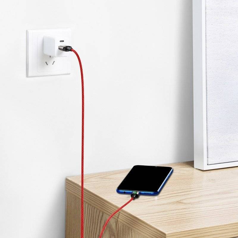 کابل مگنتی میکرو یو اس بی Baseus Zinc Magnetic CAMXC-B 1.5A 2m