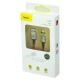 کابل مگنتی میکرو یو اس بی 1.5 آمپر باسئوس Zinc Magnetic CAMXC-B طول 2 متر