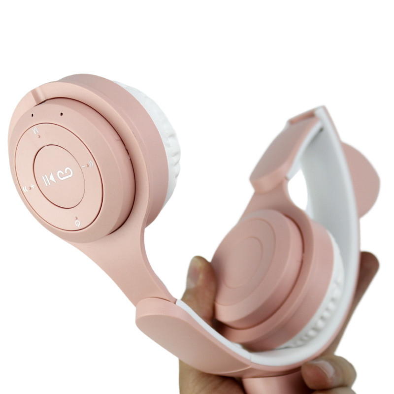 هدفون بلوتوثی رم خور Cat Ear ST72M